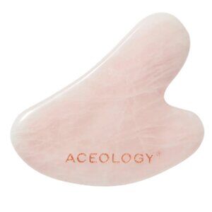 Aceology Rose Quartz Gua Sha Facial Massager